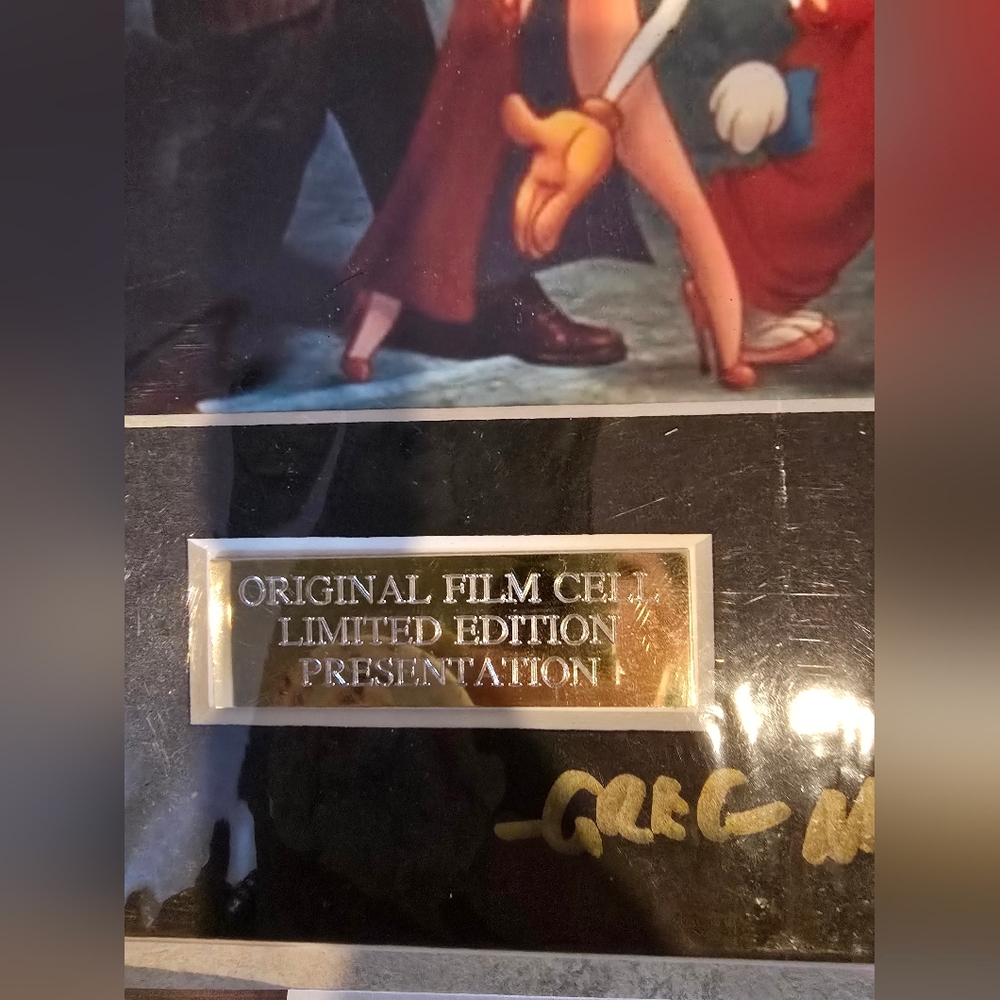 Roger Rabbit Film Cell Signed Photo - Picture 5 of 5